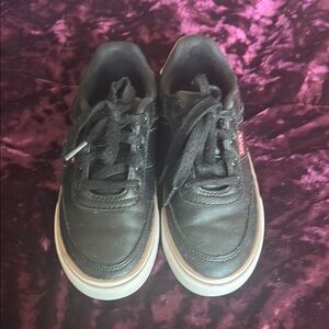 Levi's Kids Black Sneakers with White Soles